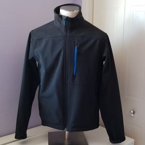 Kirkland softshell jacket black blue